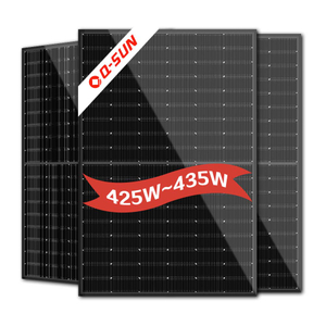 Panel Solar Mono 425w Con Lámina Y Marco Negro