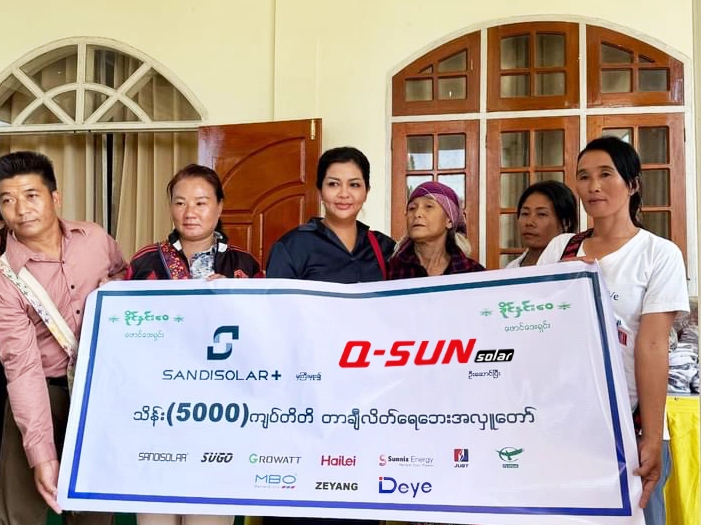 Q-SUN amplía su apoyo a las comunidades afectadas por las inundaciones en Myanmar