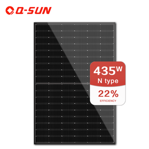 EU Warehouse 435W Full Black Panels Mono Topcon Módulo fotovoltaico de media celda