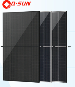panel solar de tornillo negro sobre negro para ventanas