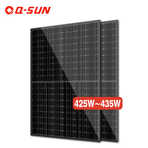 Módulos solares mono Paneles solares fotovoltaicos negros completos