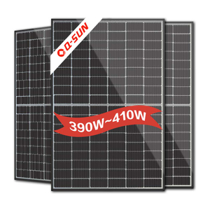 Paneles solares fotovoltaicos monocristalinos de alta eficiencia negros