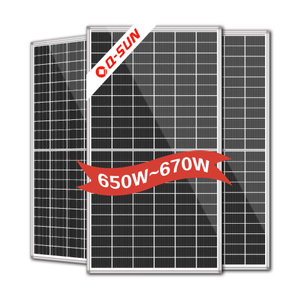 Paneles solares Q-SUN ODM para proyectos de sistemas solares